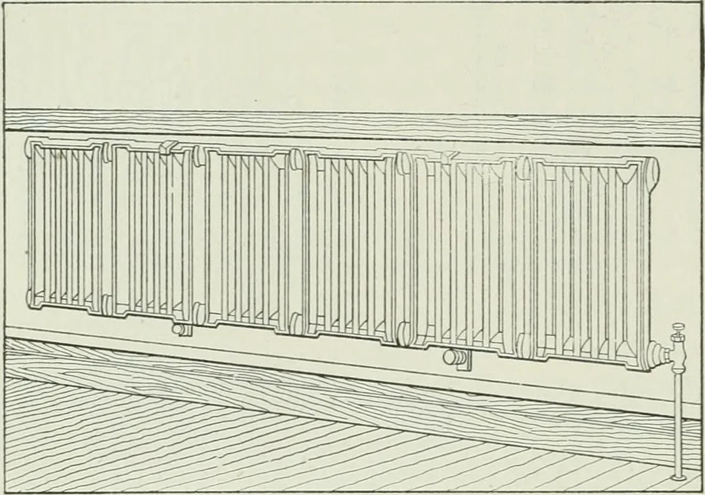 An illustration from Mechanical equipment of buildings; a reference book for engineers and architects, 1916, leaf 103