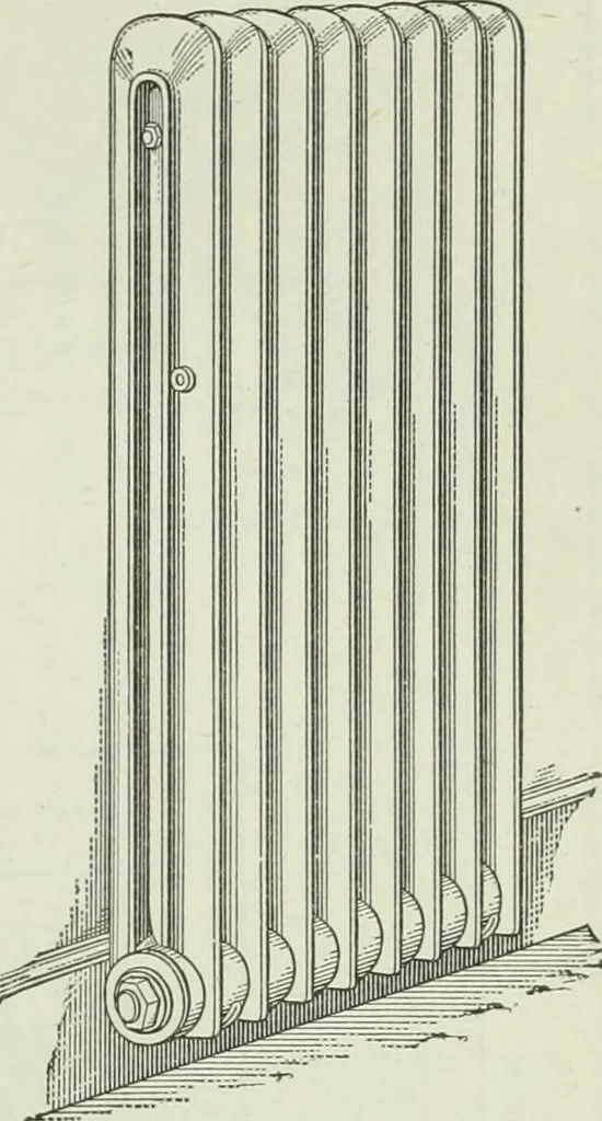 An illustration from Mechanical equipment of buildings; a reference book for engineers and architects, 1916, leaf 106