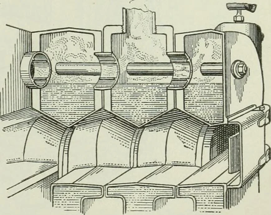 An illustration from Mechanical equipment of buildings; a reference book for engineers and architects, 1916, leaf 150