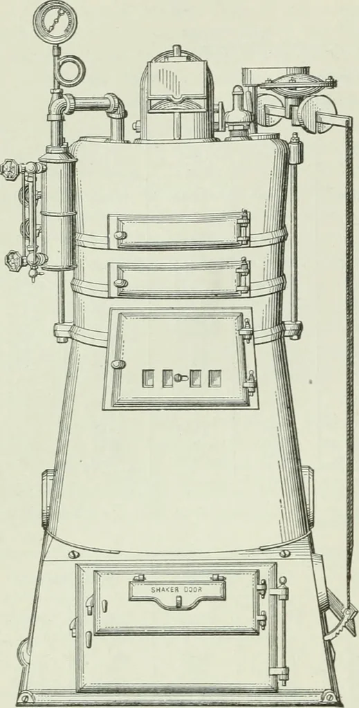 An illustration from Mechanical equipment of buildings; a reference book for engineers and architects, 1916, leaf 155