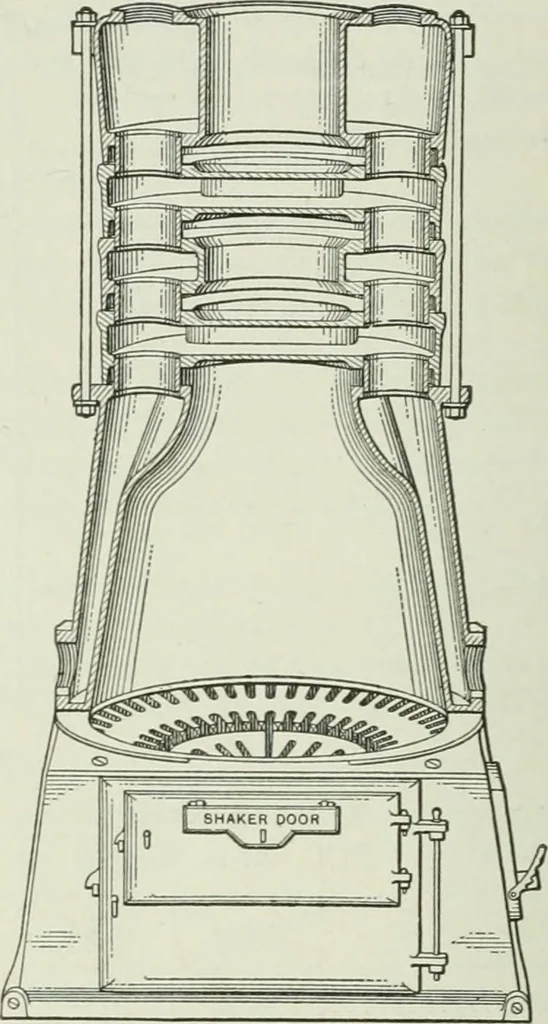 An illustration from Mechanical equipment of buildings; a reference book for engineers and architects, 1916, leaf 155