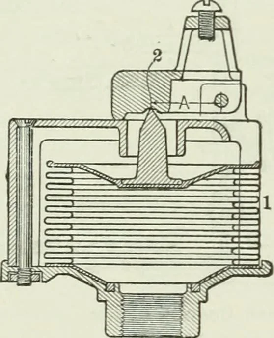 An illustration from Mechanical equipment of buildings; a reference book for engineers and architects, 1916, leaf 169