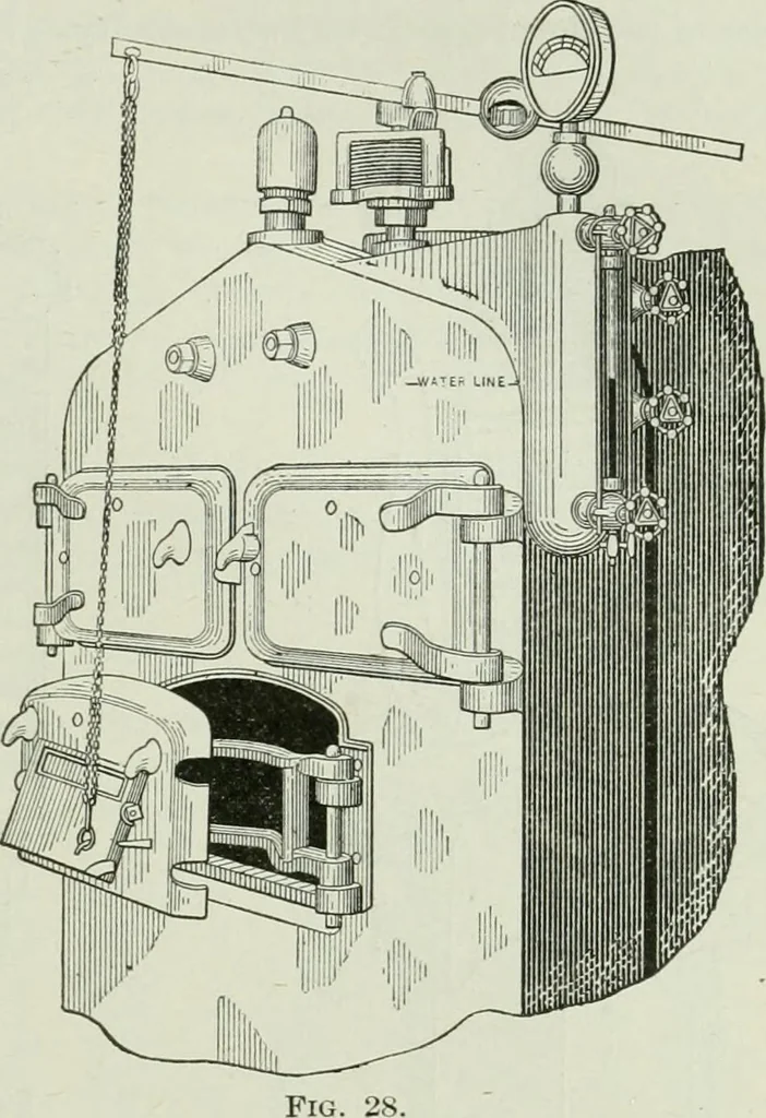 An illustration from Mechanical equipment of buildings; a reference book for engineers and architects, 1916, leaf 172