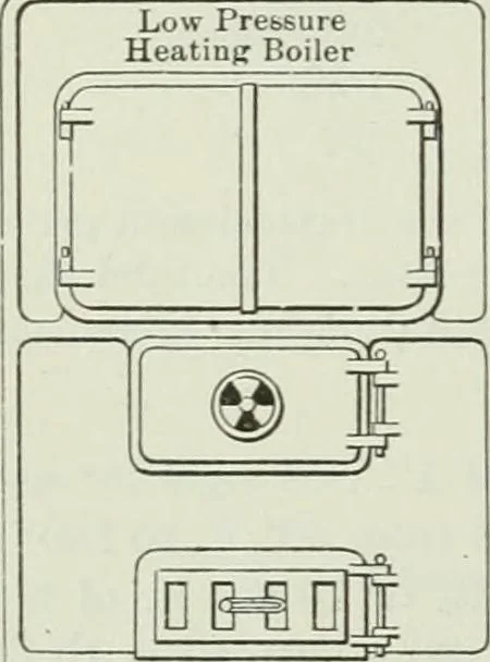 An illustration from Mechanical equipment of buildings; a reference book for engineers and architects, 1916, leaf 189