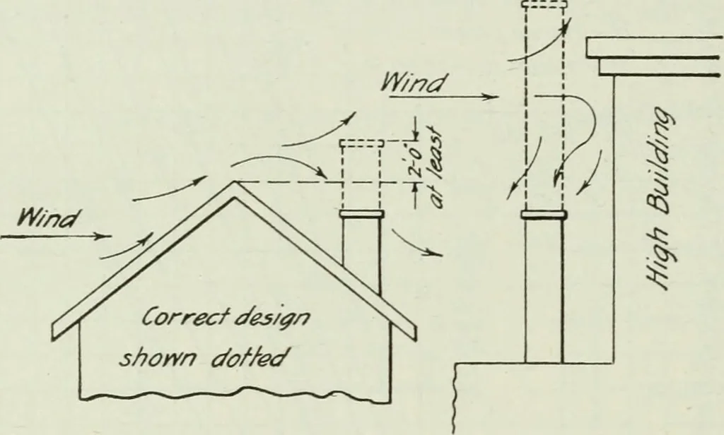 An illustration from Mechanical equipment of buildings; a reference book for engineers and architects, 1916, leaf 199