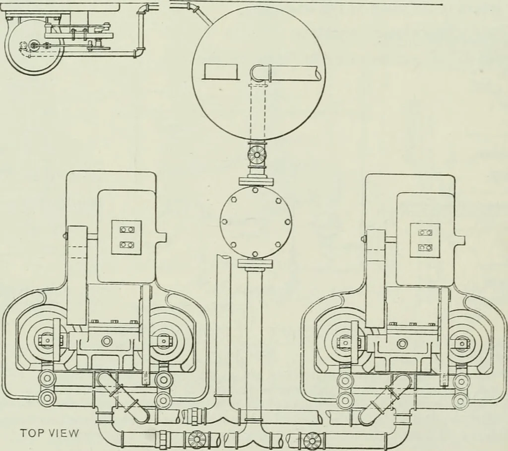 An illustration from Mechanical equipment of buildings; a reference book for engineers and architects, 1916, leaf 211