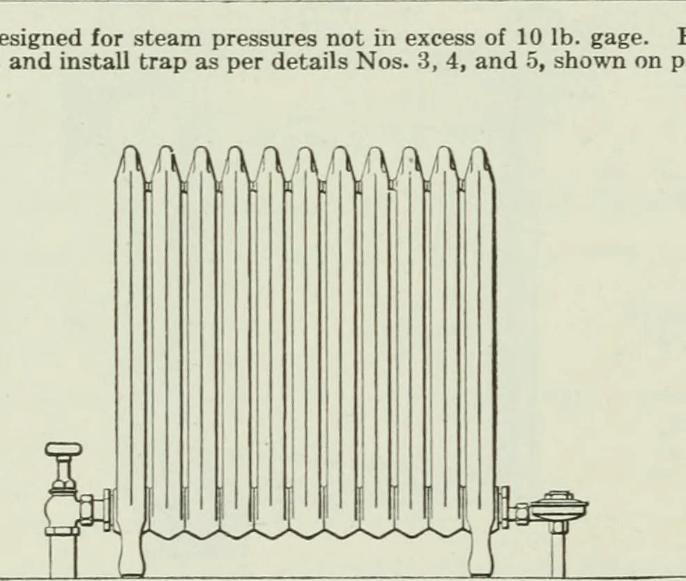 An illustration from Mechanical equipment of buildings; a reference book for engineers and architects, 1916, leaf 231