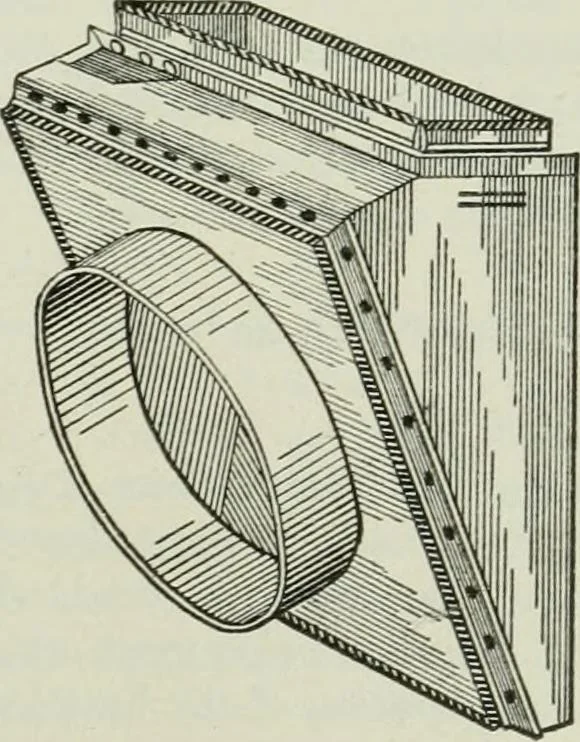 An illustration from Mechanical equipment of buildings; a reference book for engineers and architects, 1916, leaf 344