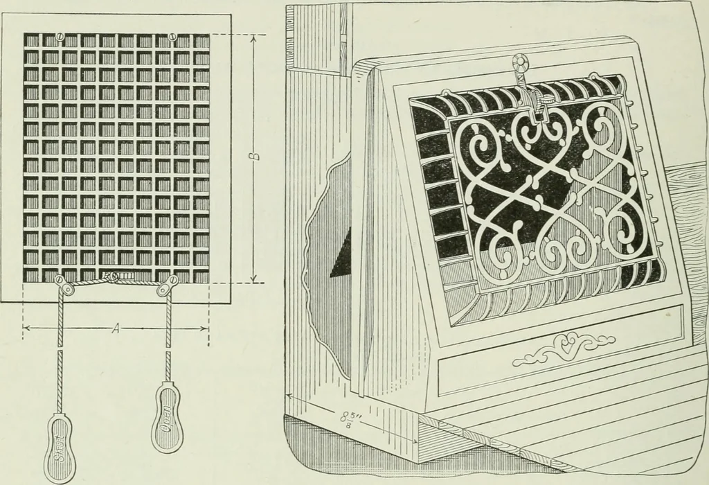 An illustration from Mechanical equipment of buildings; a reference book for engineers and architects, 1916, leaf 353