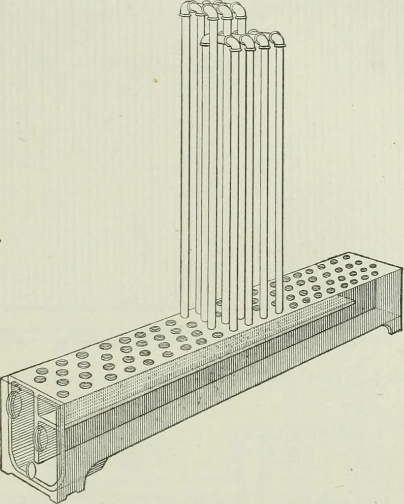An illustration from Mechanical equipment of buildings; a reference book for engineers and architects, 1916, leaf 374