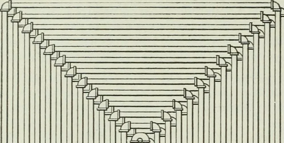 An illustration from Mechanical equipment of buildings; a reference book for engineers and architects, 1916, leaf 375