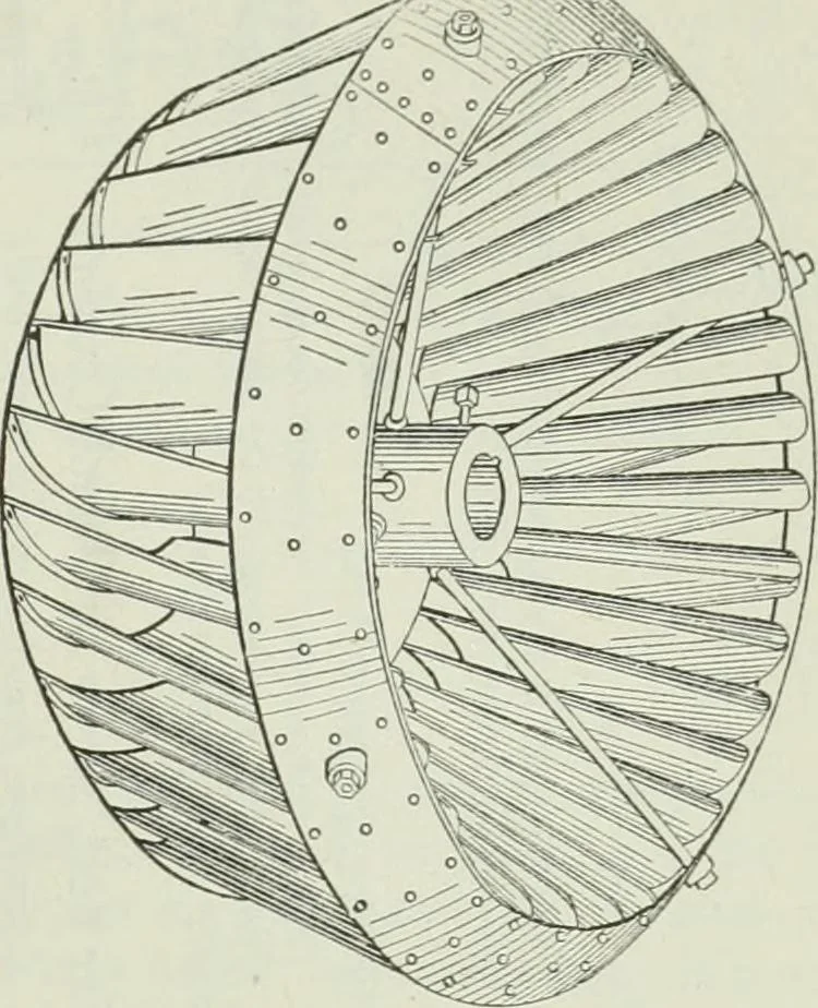 An illustration from Mechanical equipment of buildings; a reference book for engineers and architects, 1916, leaf 412