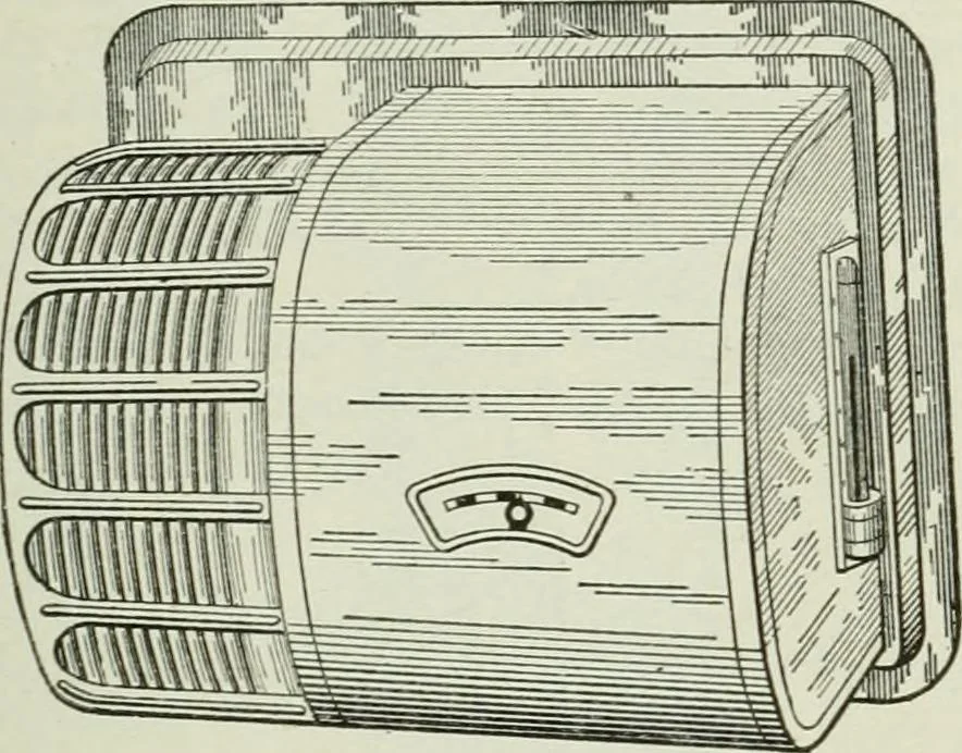 An illustration from Mechanical equipment of buildings; a reference book for engineers and architects, 1916, leaf 484