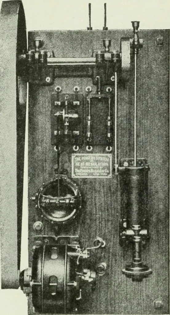 An illustration from Mechanical equipment of buildings; a reference book for engineers and architects, 1916, leaf 493