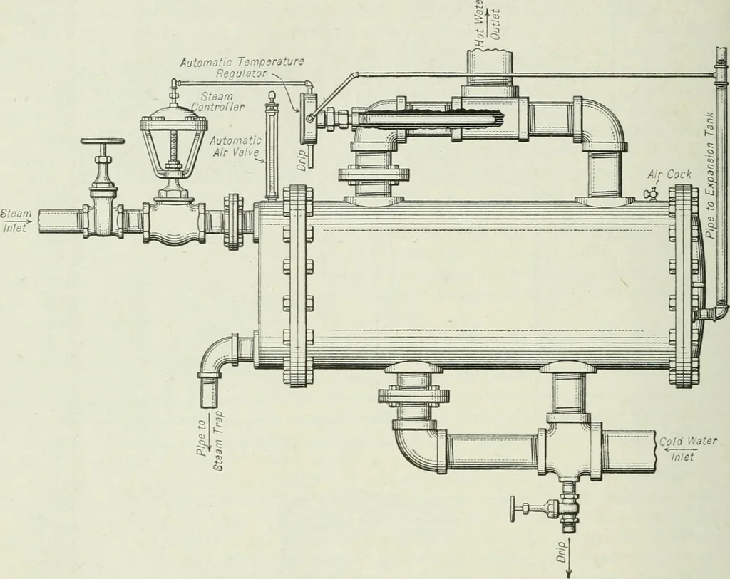 An illustration from Mechanical equipment of buildings; a reference book for engineers and architects, 1916, leaf 519