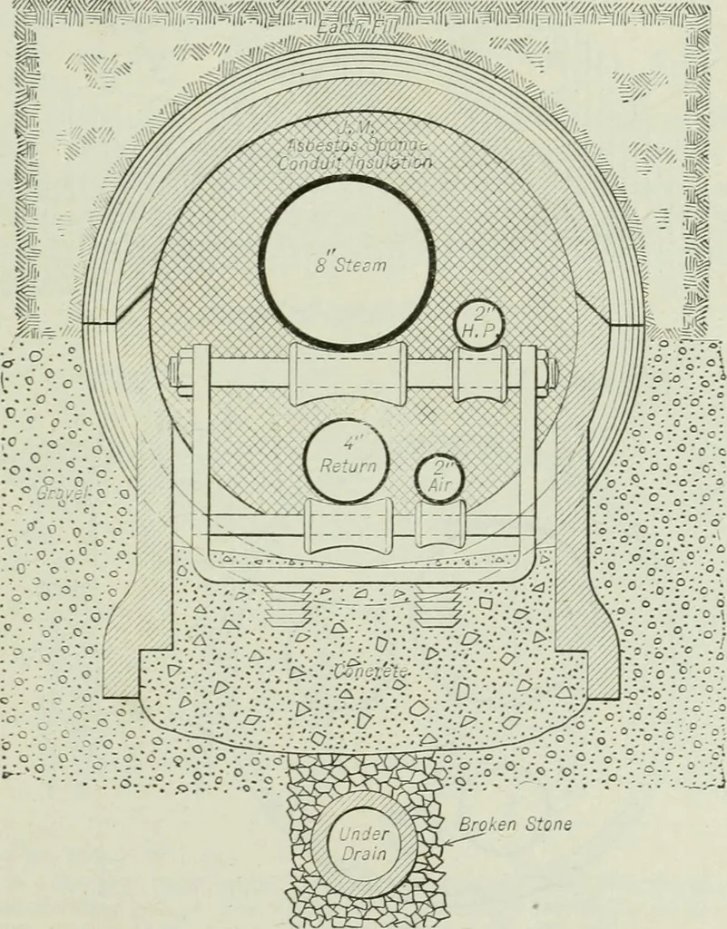 An illustration from Mechanical equipment of buildings; a reference book for engineers and architects, 1916, leaf 528