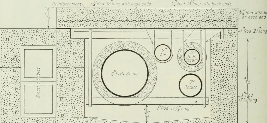An illustration from Mechanical equipment of buildings; a reference book for engineers and architects, 1916, leaf 533