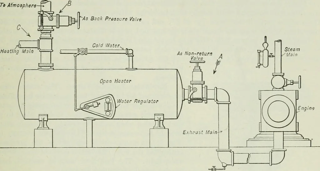 An illustration from Mechanical equipment of buildings; a reference book for engineers and architects, 1916, leaf 594