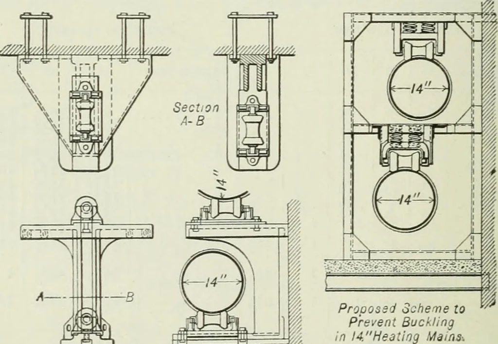 An illustration from Mechanical equipment of buildings; a reference book for engineers and architects, 1916, leaf 615