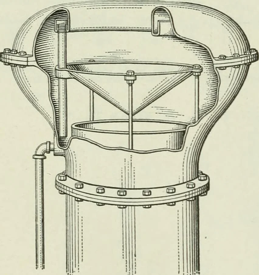 An illustration from Mechanical equipment of buildings; a reference book for engineers and architects, 1916, leaf 617