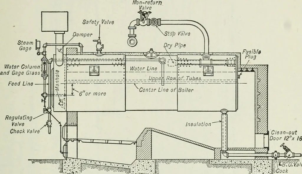An illustration from Mechanical equipment of buildings; a reference book for engineers and architects, 1916, leaf 122