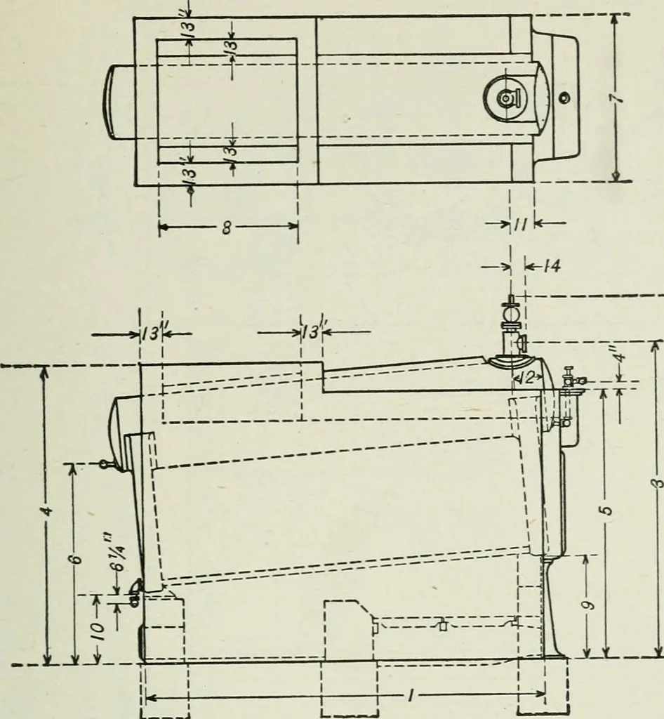 An illustration from Mechanical equipment of buildings; a reference book for engineers and architects, 1916, leaf 136