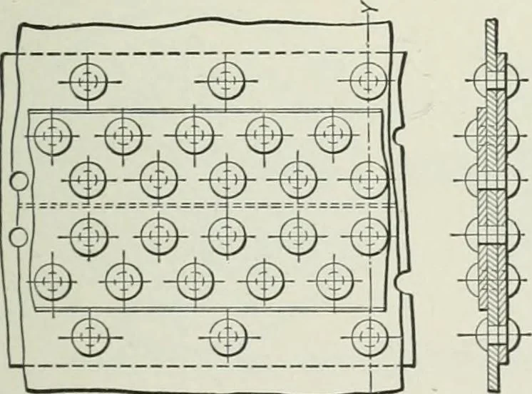 An illustration from Mechanical equipment of buildings; a reference book for engineers and architects, 1916, leaf 156