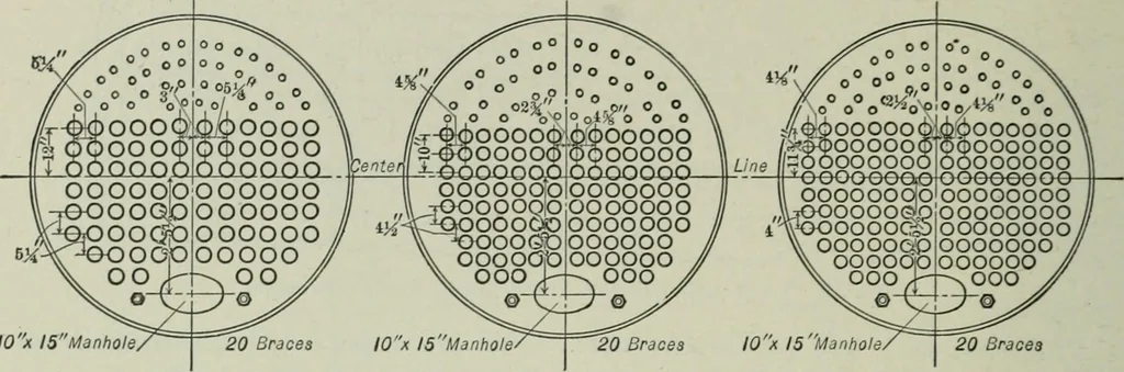 An illustration from Mechanical equipment of buildings; a reference book for engineers and architects, 1916, leaf 157