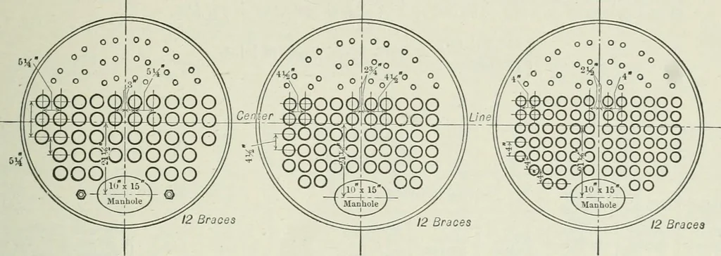 An illustration from Mechanical equipment of buildings; a reference book for engineers and architects, 1916, leaf 158