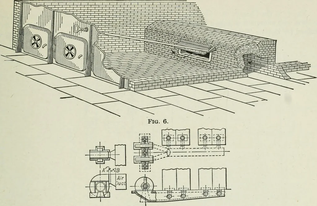An illustration from Mechanical equipment of buildings; a reference book for engineers and architects, 1916, leaf 224