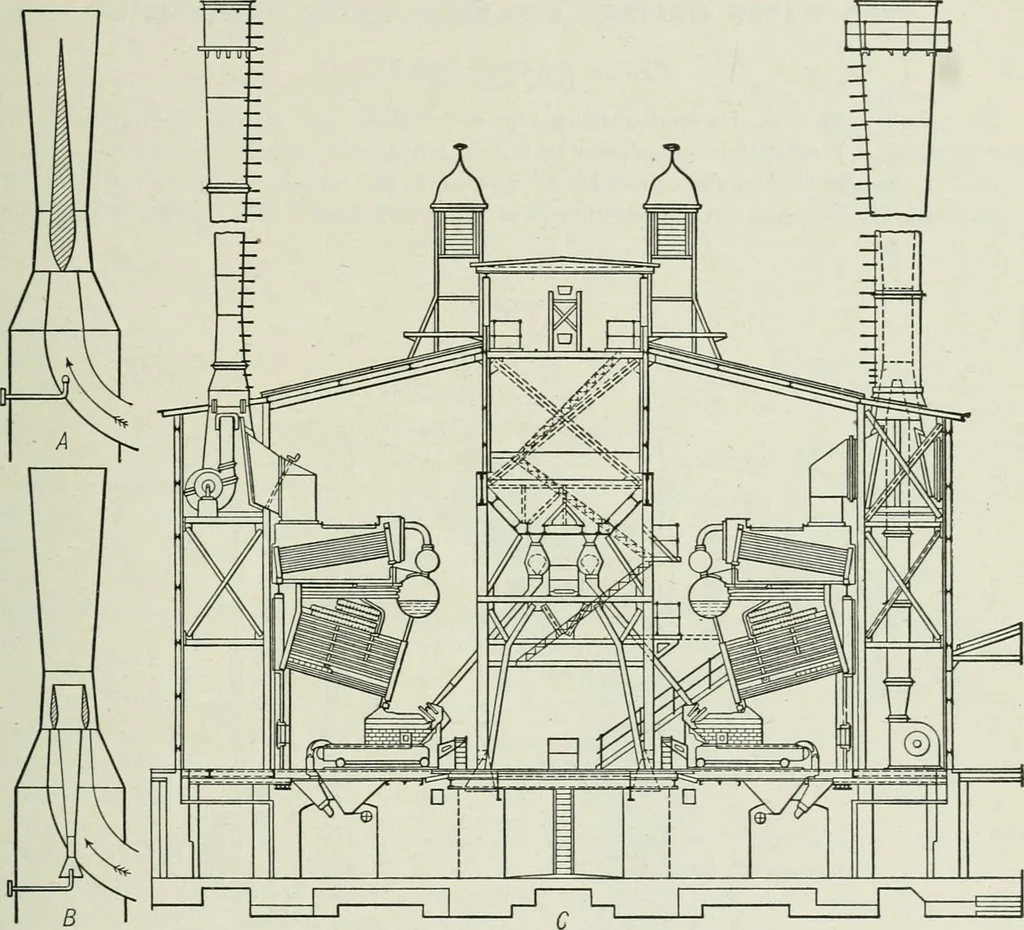 An illustration from Mechanical equipment of buildings; a reference book for engineers and architects, 1916, leaf 230