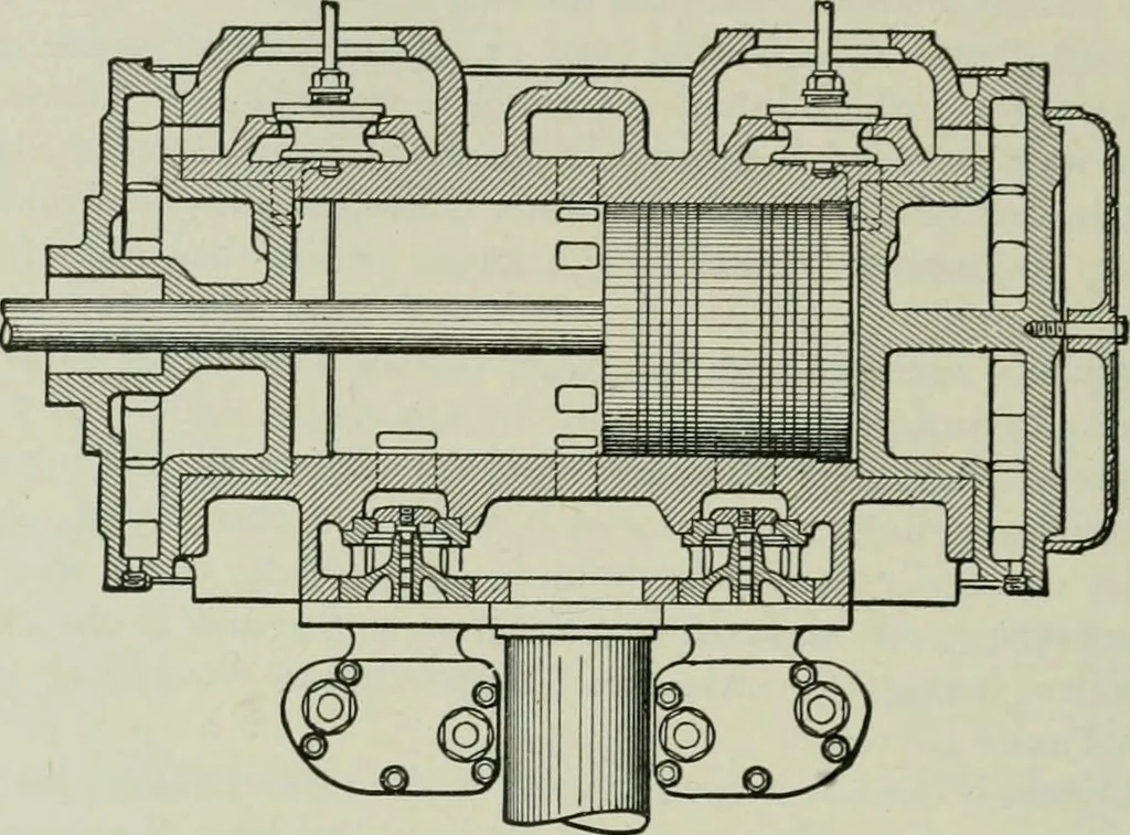 An illustration from Mechanical equipment of buildings; a reference book for engineers and architects, 1916, leaf 307