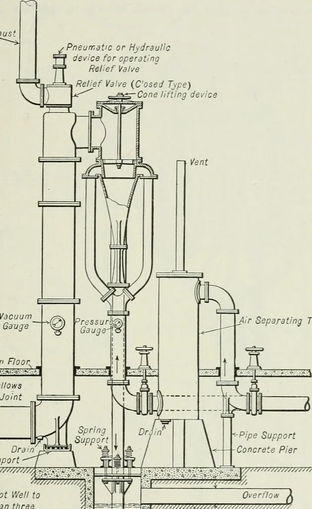 An illustration from Mechanical equipment of buildings; a reference book for engineers and architects, 1916, leaf 430
