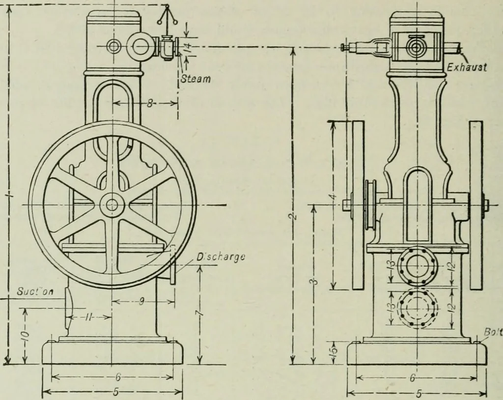 An illustration from Mechanical equipment of buildings; a reference book for engineers and architects, 1916, leaf 465