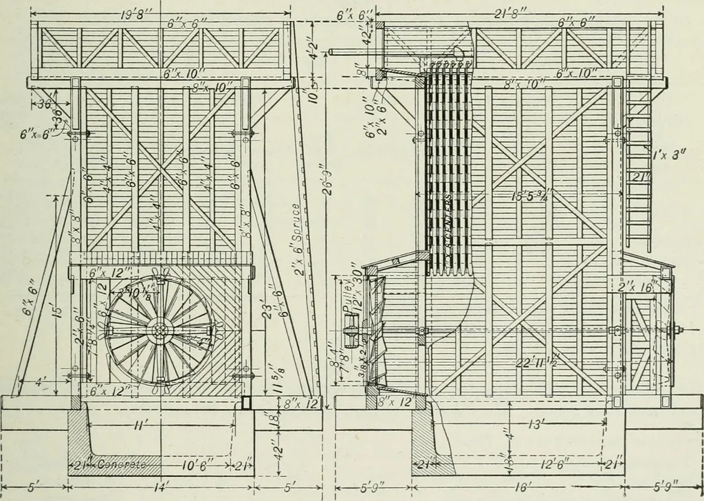 An illustration from Mechanical equipment of buildings; a reference book for engineers and architects, 1916, leaf 490