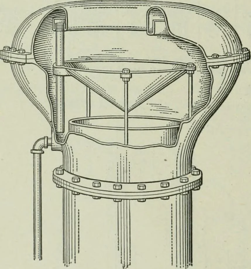 An illustration from Mechanical equipment of buildings; a reference book for engineers and architects, 1916, leaf 555
