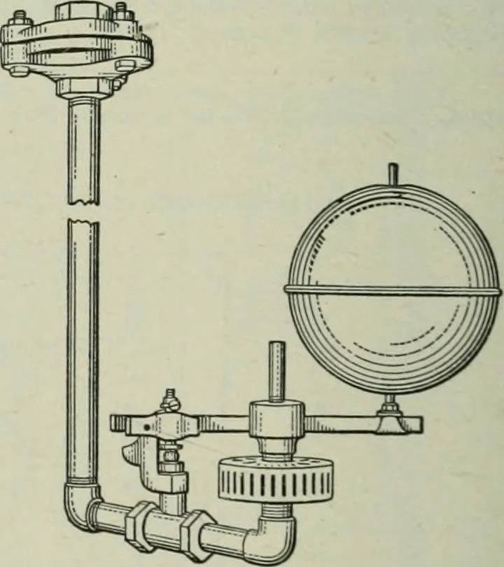 An illustration from Mechanical equipment of buildings; a reference book for engineers and architects, 1916, leaf 555