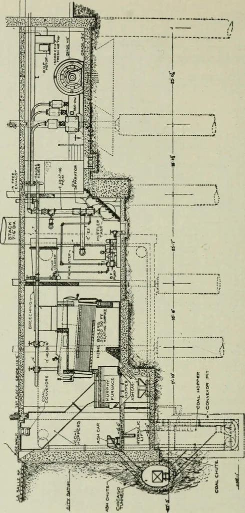An illustration from Mechanical equipment of buildings; a reference book for engineers and architects, 1916, leaf 611