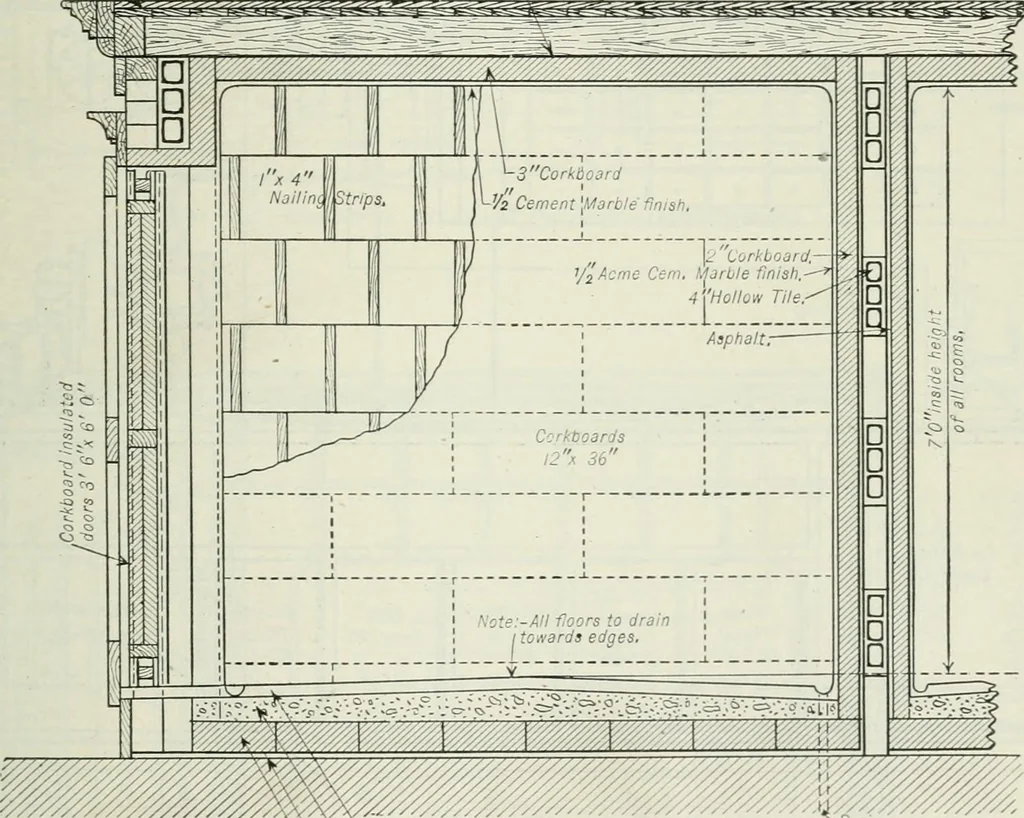 An illustration from Mechanical equipment of buildings; a reference book for engineers and architects, 1916, leaf 712