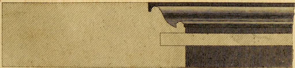 An illustration from Mechanical exercises, or, The elements and practice of carpentry, joinery, bricklaying, masonry, slating, plastering, painting, smithing, and turning, 1812, leaf 216