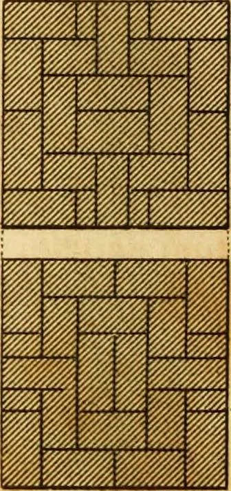 An illustration from Mechanical exercises, or, The elements and practice of carpentry, joinery, bricklaying, masonry, slating, plastering, painting, smithing, and turning, 1812, leaf 335