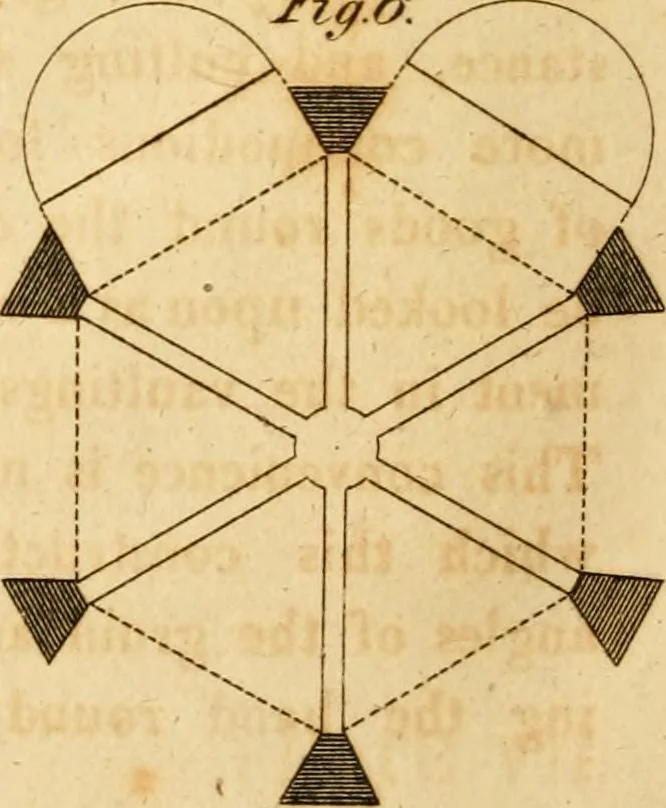 An illustration from Mechanical exercises, or, The elements and practice of carpentry, joinery, bricklaying, masonry, slating, plastering, painting, smithing, and turning, 1812, leaf 339