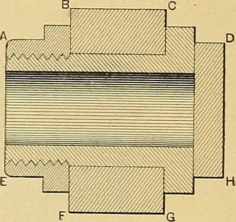 An illustration from Mechanical graphics. An educational course on the theory and practice of mechanical drawing, 1890, leaf 13