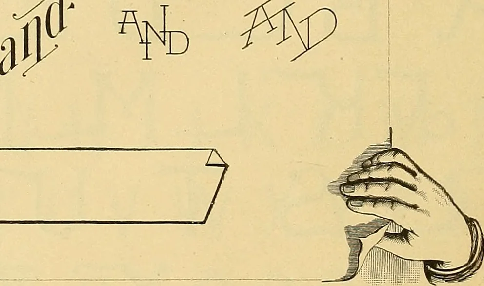 An illustration from Mechanical graphics. An educational course on the theory and practice of mechanical drawing, 1890, leaf 65