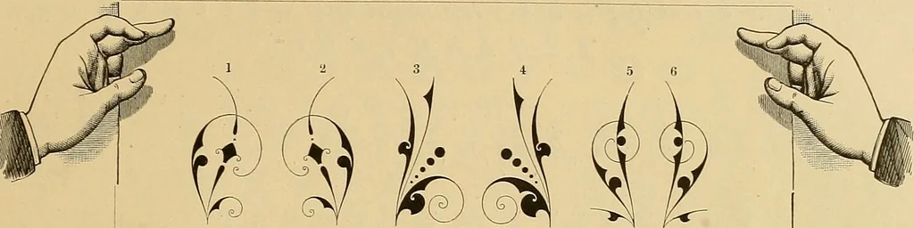 An illustration from Mechanical graphics. An educational course on the theory and practice of mechanical drawing, 1890, leaf 66