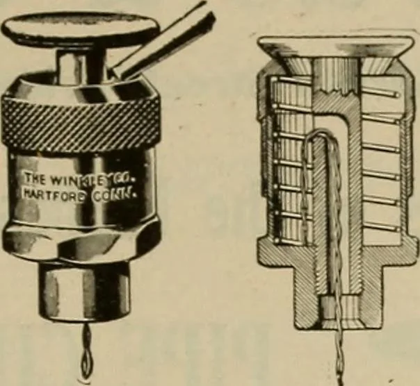 An illustration from The mechanical index, 1904. A complete index to the names and addresses of all manufacturers in the United States of mechanical appliances, machinery and tools operated by steam, electricity, water, hand or foot power, 1904, leaf 1006