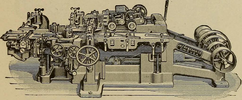 An illustration from The mechanical index, 1904. A complete index to the names and addresses of all manufacturers in the United States of mechanical appliances, machinery and tools operated by steam, electricity, water, hand or foot power, 1904, leaf 1010