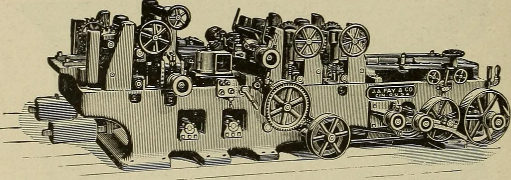 An illustration from The mechanical index, 1904. A complete index to the names and addresses of all manufacturers in the United States of mechanical appliances, machinery and tools operated by steam, electricity, water, hand or foot power, 1904, leaf 1013