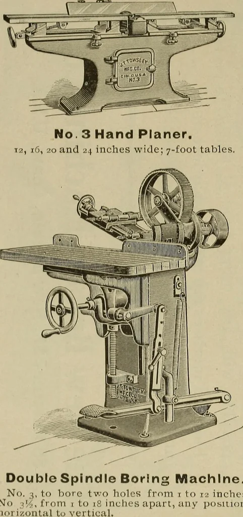 An illustration from The mechanical index, 1904. A complete index to the names and addresses of all manufacturers in the United States of mechanical appliances, machinery and tools operated by steam, electricity, water, hand or foot power, 1904, leaf 1018