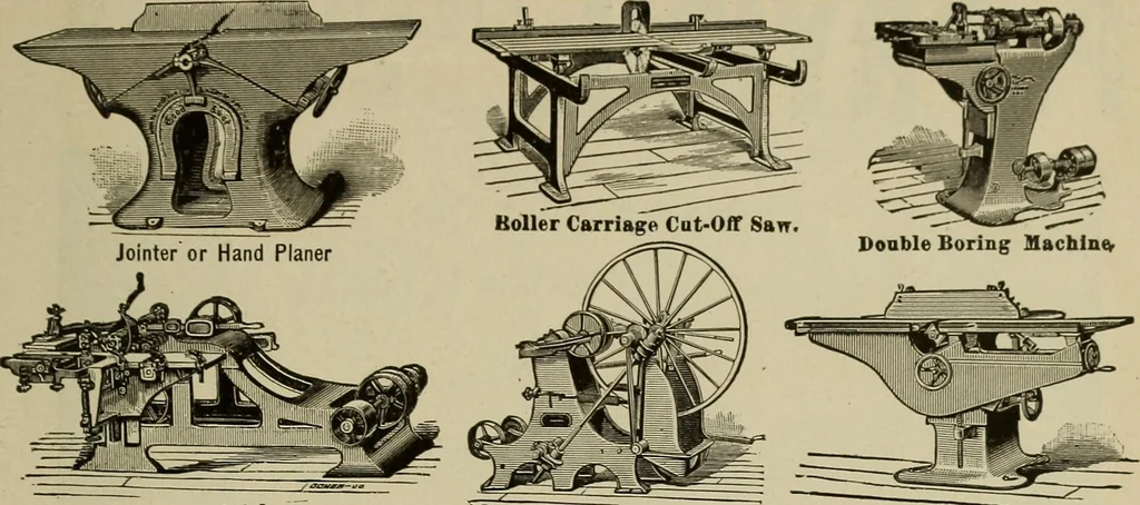 An illustration from The mechanical index, 1904. A complete index to the names and addresses of all manufacturers in the United States of mechanical appliances, machinery and tools operated by steam, electricity, water, hand or foot power, 1904, leaf 1020